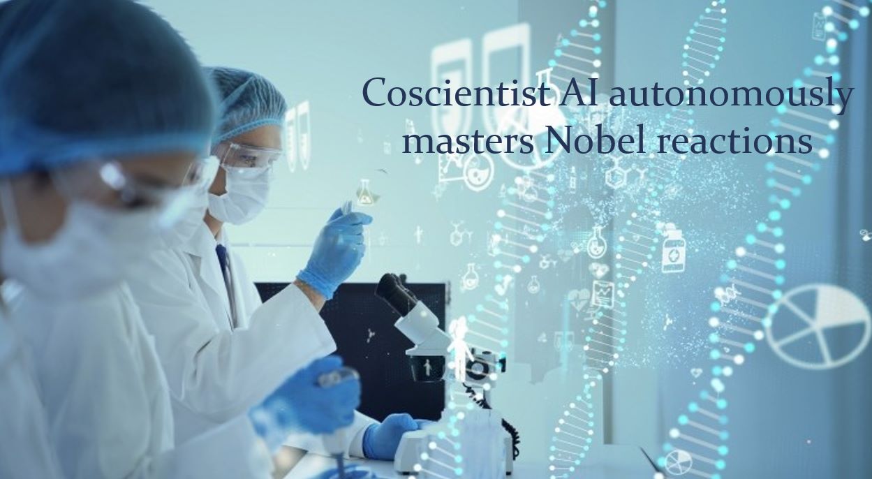 O sistema IA Coscientist aprendeu reações químicas vencedoras do Nobel